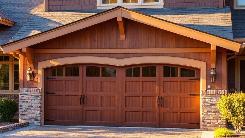 Garage door installation example 2 - modern steel and glass doors